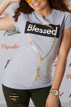 Blessed Box Chain Short Sleeve Tee